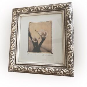 A. MELION “LILIES II" FRAMED AND MATTED ARTWORK